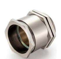Nickel Plated Single Compression Cable Gland M25_0