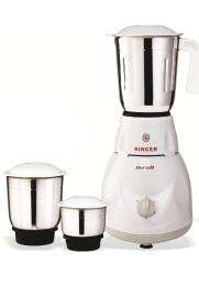 SINGER Mixer Grinder 500 W 3 Jar Elegant White_0