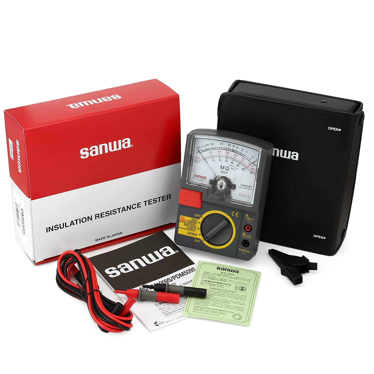Sanwa DM509S 500V/1000MΩ Insulation Tester 600V_1