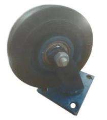 100 mm Rubber And Mild Steel Swivel Caster Wheel 200 kg_0
