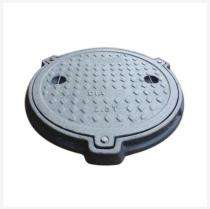 R V Solid Top Manhole Cover Cast Iron Black Painted 450 mm_0