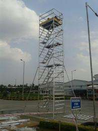 AVHE INDIA 8.3 m Roller mounted Stairway Type Scaffolding Tower 1800 x 1350 mm 250 kg_0