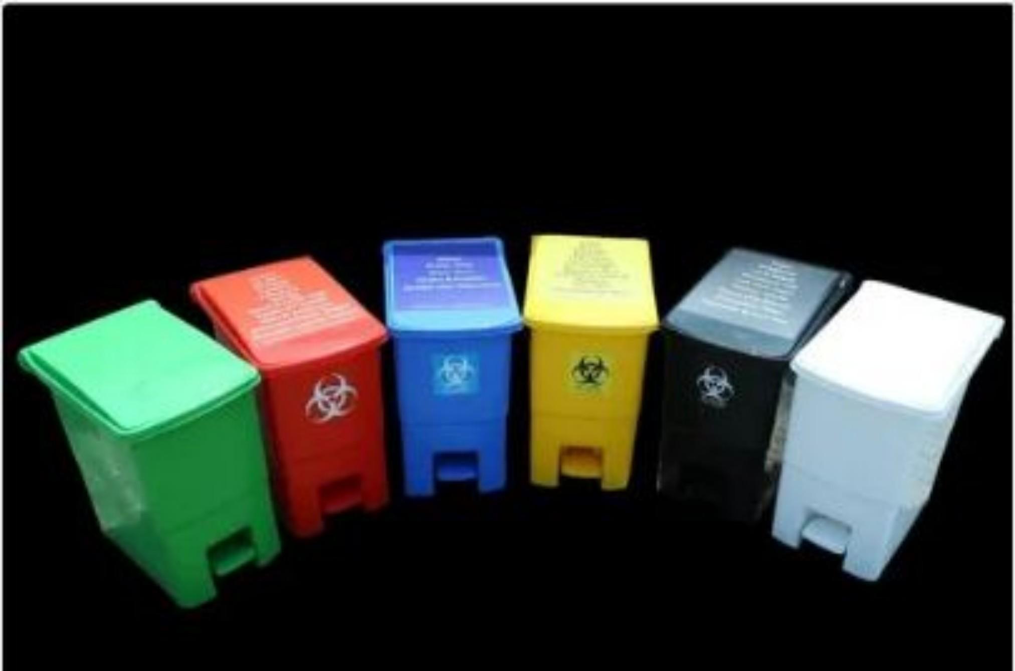 GREEN REVOLUTION Closed Bins Multiple Colours 22 L Plastic_2