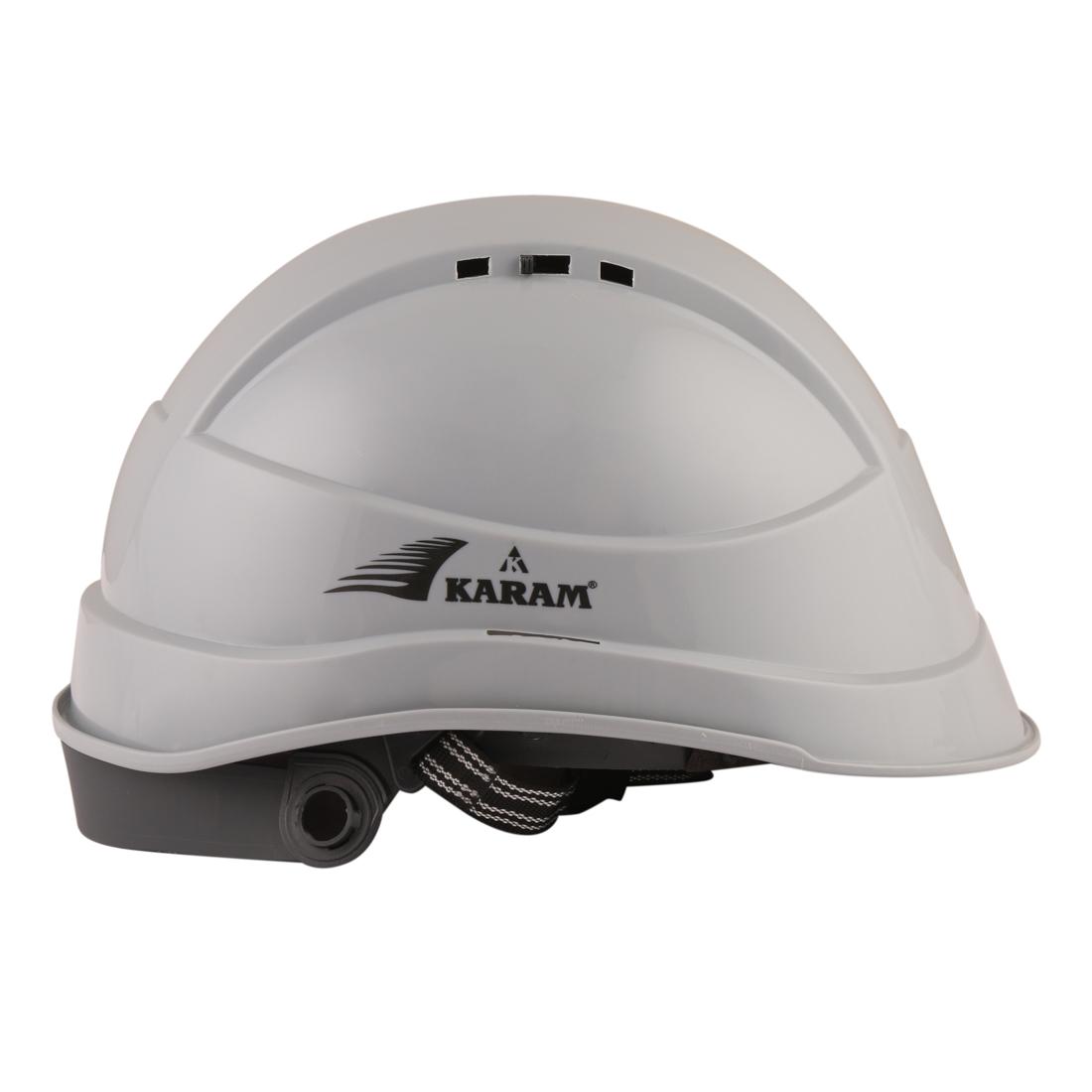 Karam Polyethylene Apex Grey Air Ventilated Safety Helmets PN545_2