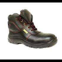 THORR 7799 Albama Crackle Leather Steel Toe Safety Shoes Black_0