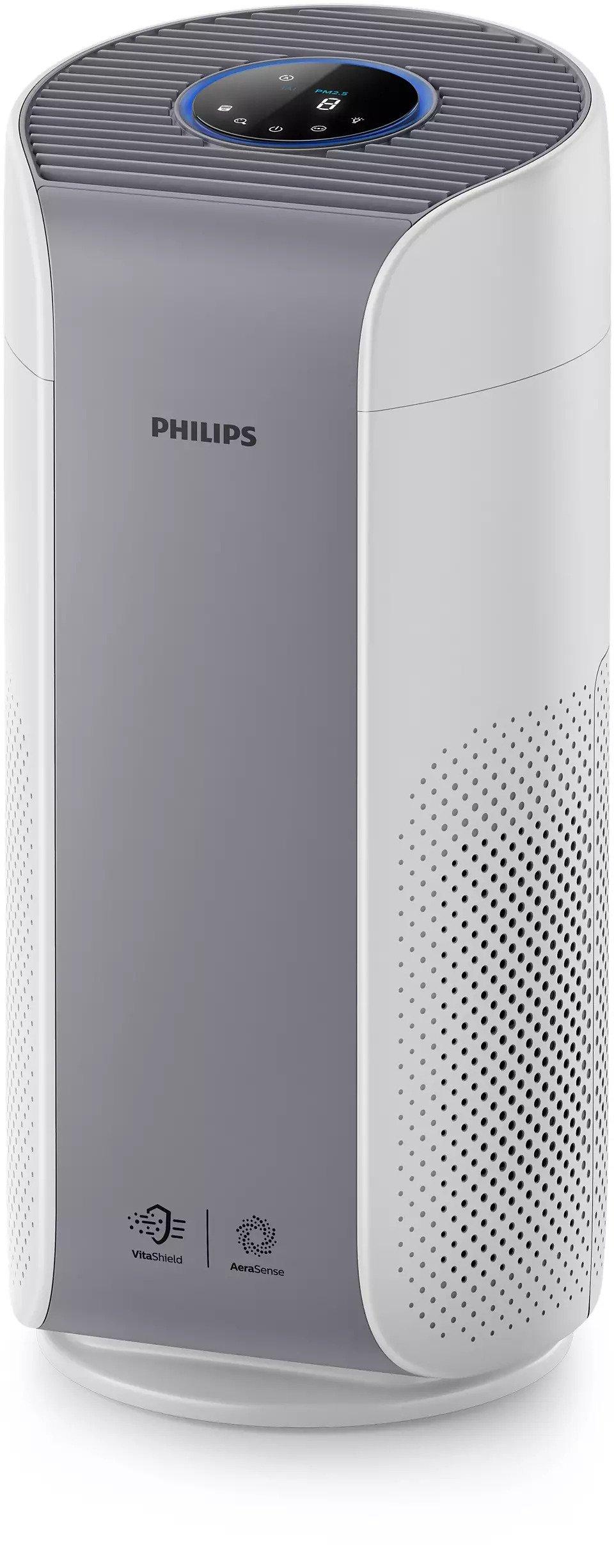 PHILIPS AC1758/63 HEPA and Active Carbon Filter White and Grey Air Purifier_2