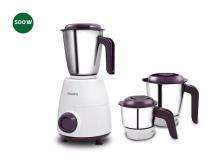 PHILIPS HL7505/00 Mixer Grinder 500 W 3 Jar White and Purple_0