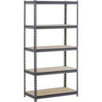 Mild Steel Angle Frame 5 layers Industrial Racks 4.5 ft_0