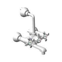 APL Apollo ABS Taps Plastic Finish Bloom Wall Mixture_0