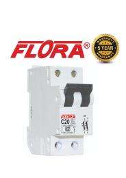 FLORA Double Pole 40 A C Curve MCB_0