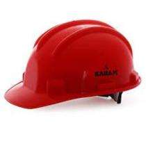 Karam Plastic Red Air Ventilated Safety Helmets_0