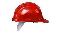 VOLVO HDPE Red Air Ventilated Safety Helmets_0