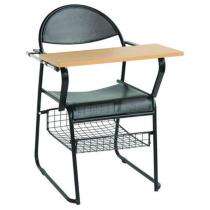 Sharon Perforated Black Student Flap Chair 570 x 400 mm_0