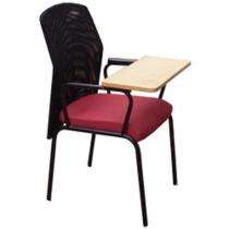 Sharon Moulded Foam With Fabric Black and Maroon Student Flap Chair 580 x 480 mm_0