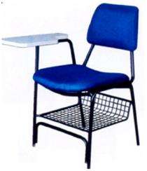 Sharon Moulded Foam With Fabric Blue Student Flap Chair 580 x 480 mm_0