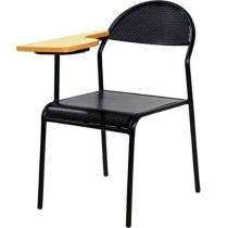 Sharon Perforated Black Student Flap Chair 580 x 480 mm_0