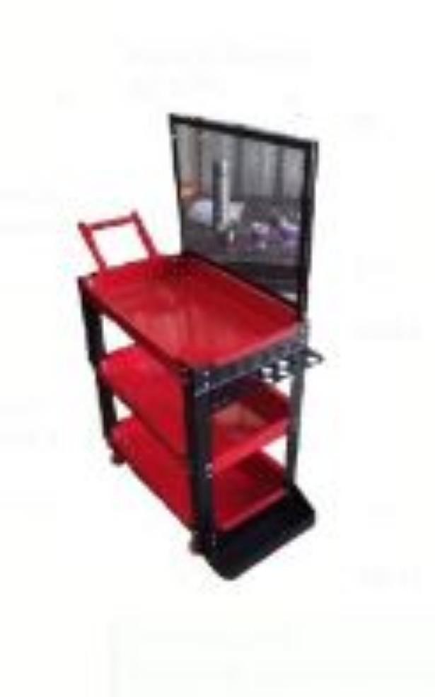 SHREETECH 3 drawer Mild Steel Tool Trolley_1