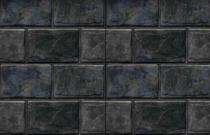 Pooja Associates T-01 300 x 450 mm Black Glossy Ceramic Tile_0