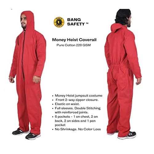 BANG SAFETY 100% Cotton 220 gsm Boiler Suits S Full Sleeves_1