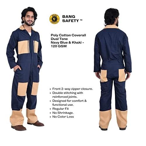 BANG SAFETY Poly Cotton Boiler Suits L Full Sleeves_1