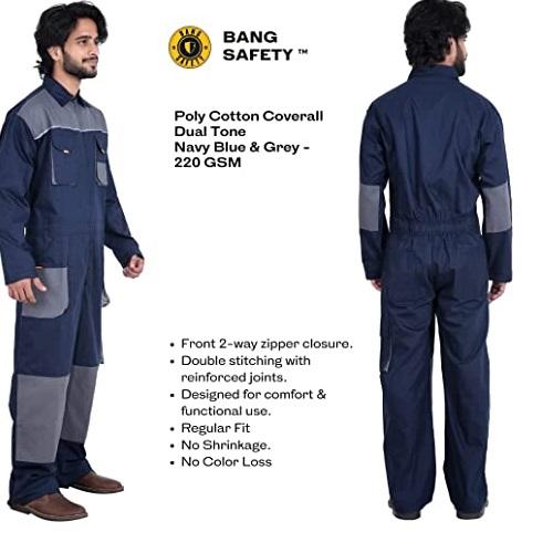 BANG SAFETY Cotton Boiler Suits L Full Sleeves_1