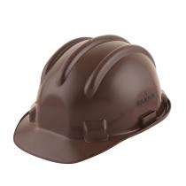 Polymer Brown Air Ventilated Safety Helmets_0