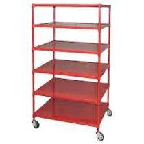 Mild Steel Angle Frame 6 Layers Industrial Racks 10 - 12 ft_0