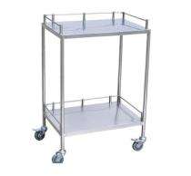 THE GLOBAL PHARMA Instrument Trolley Stainless Steel 600  x 450 x 850 mm_0