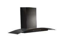 GLEN CH6060BLAC90 Black Wall Mounted Chimney 1200 CMH_0