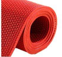 Floor Mats Anti-Slip PVC 5 x 1 ft Red_0