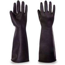 Full Sleeve Rubber Safety Gloves Free Size_0