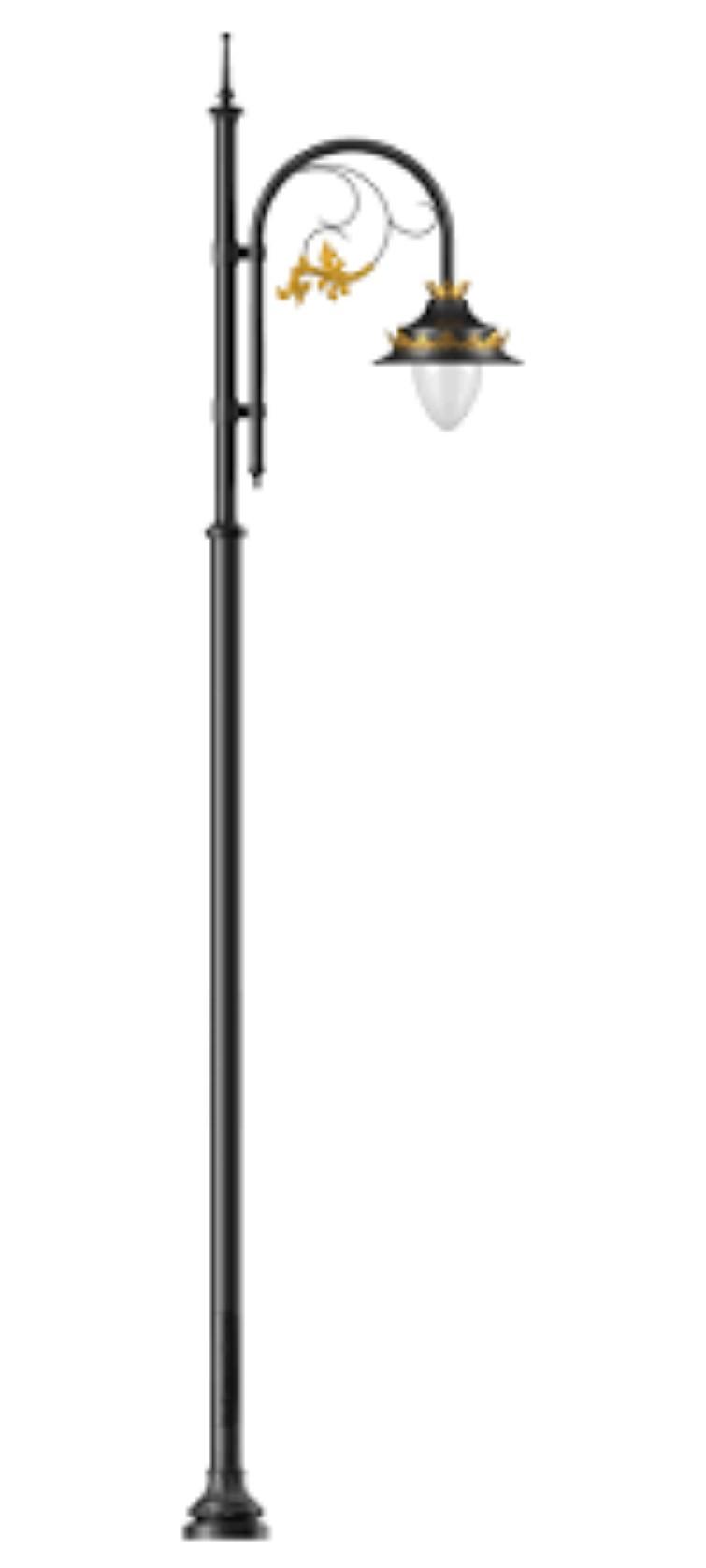 TRIVENI SOLAR Cast Iron 10 m Decorative Light Poles_3