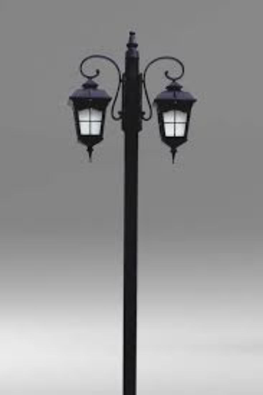 TRIVENI SOLAR Cast Iron 8 m Decorative Light Poles_2