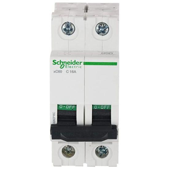 Schneider Electric A9N2P02C Double Pole 2 A C MCB_0