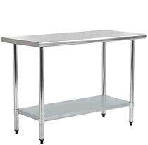 Chef Stainless Steel Table 1250 x 800 x 50 mm Silver_0