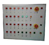 Mild Steel Mimic Panel 240 - 440 V White_0