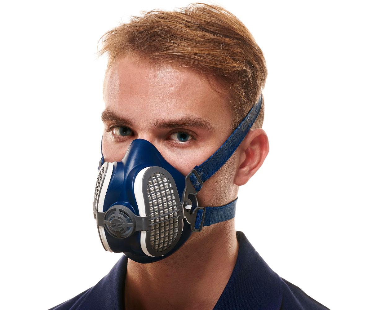 GVS Respirator Half Face IP 55 Thermoplastic Elastomer Blue_1