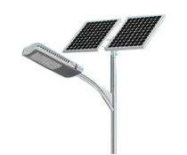 Cool White LED Mild Steel 25 Ah Solar Street Light_0