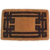 Floor Mats Printed Home Coco Coir 762 x 915 x 10 mm Brown and Black_0