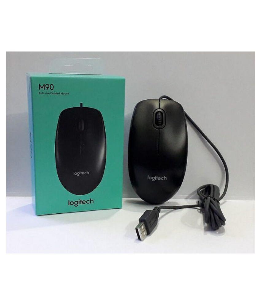 Logitech Mouse M90 Wired USB Optical ‎10.6 x 6.3 x 6.3 cm_3
