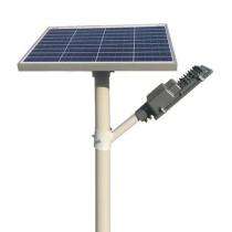 12 W Warm White LED Aluminium 15 Ah Solar Street Light_0