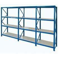Mild Steel Storage 3 Layers Industrial Racks 10 ft_0