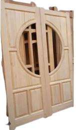 Doors Hinged Mahogany Wood_0