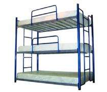 Sharon Steel 3 Tier Hostel Bed 6 x 3 ft Blue_0