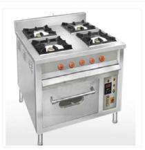 A-4 Four Burner Commercial Gas Stove Stainless Steel Grey_0