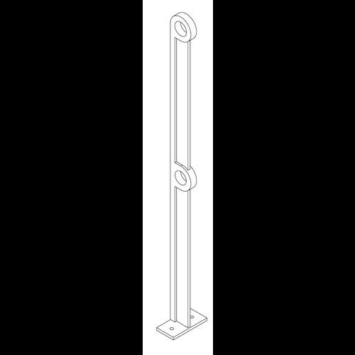 SHREE CHAMUNDA ENGINEERING Cast Iron Handrail Polished 2 - 6 ft_1