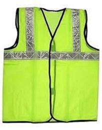 Polyester Safety Jackets L Reflective Green_0
