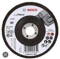 BOSCH 4 inch Flap Discs 2608621840 80 Grit 100 mm_0