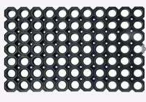 Floor Mats Hollow Rubber 40 x 60 cm Black_0