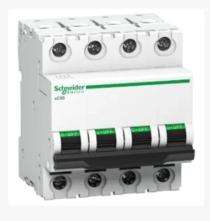 Schneider Electric Four Pole 125 A C Curve MCB_0